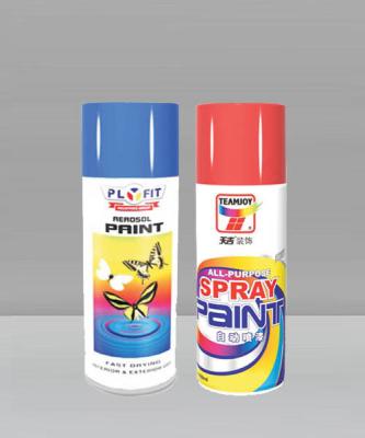 China Fast Drying 450ML Aerosol Spray Paint Mixture Red Aerosol Paint for sale