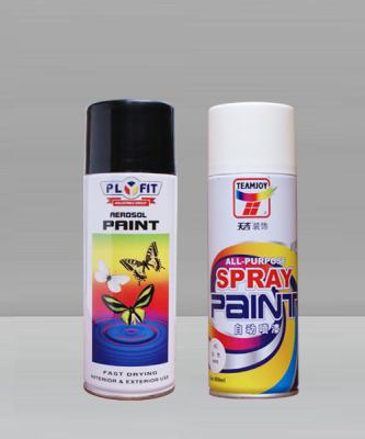 China El espray negro plano de aerosol del ODM pinta la pintura de espray de clase superior de agua en venta