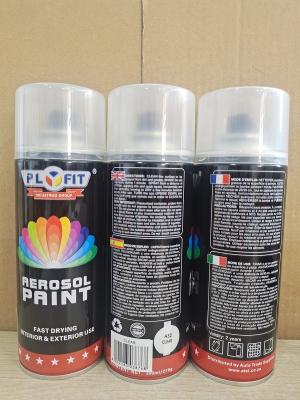 China High Gloss Clear Coat ROHS Aerosol Spray Paint Automotive Paint for sale