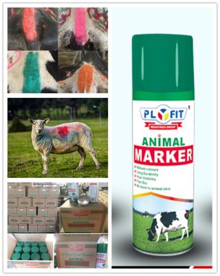 China Pig Cattle Sheep 500ml Animal Marking Paint 5 Minutes Surface Drying for sale