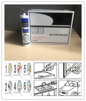 China Vedador transparente do selo do silicone do vedador antifungoso de secagem rápido do silicone à venda