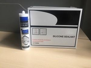 Chine Bas fer-blanc imperméable MSDS du mastic 300ml de silicone de COV pour la production d'aquarium à vendre