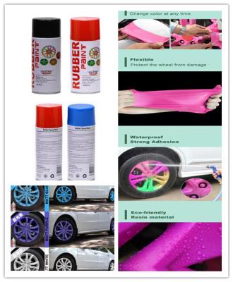 China Plyfit 400ml Rubber Spray Paint Acrylic Aerosol Removeable Car LPG Pigment for sale
