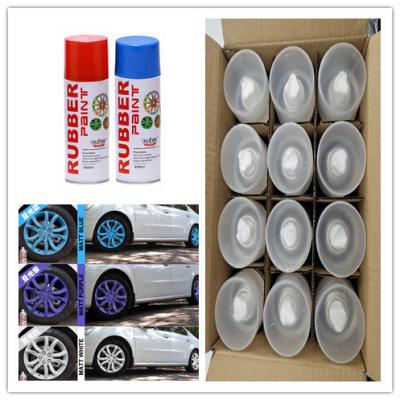 China Fast Dry Rubber Spray Paint Acrylic Resin 400ml 15um SGS For All Cars for sale