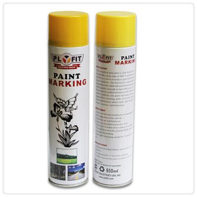 China Various Colors Acrylic Spray Line Marker Paint For Parking Lot / Sports Fields for sale