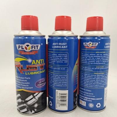 China Plyfit 400ml Anti Rust Lubricant Spray For Car Liquid Mineral Lubricants for sale