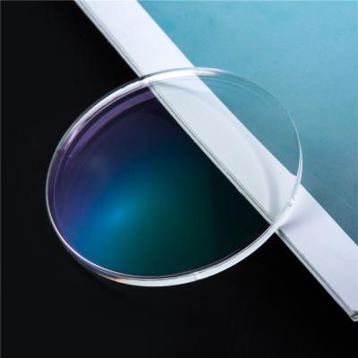 China 1.59 Polycarbonate UV 420 Monomer Lenses Blue Block Anti reflection HMC AR Anti Blue Light Optical Ophthalmic Lens for sale