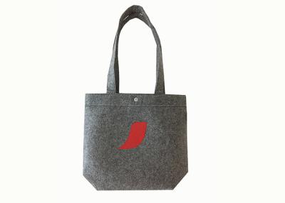 China Felt 100 Polyester Tote Bags Dark Grey Felt Tote Bag ISO9001 for sale