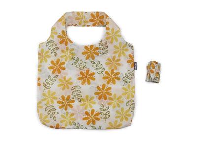 China 190T Polyester Sublimation Folding Tote Bag Garment Foldable Shopper Tote for sale