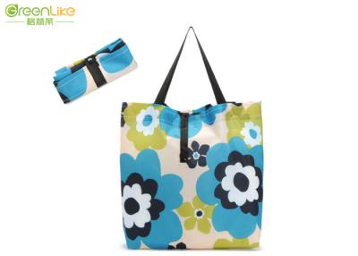 China SEDEX 210D Reusable Polyester Shopping Bags Sublimation Printing for sale