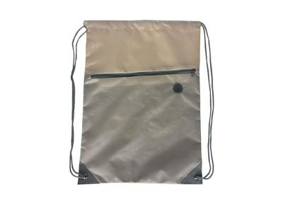 China Zippered Custom Drawstring Backpack SEDEX Drawstring Sport Bag for sale