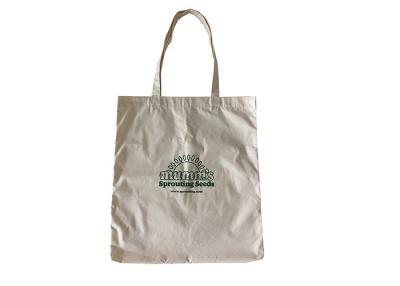 China 150gsm 100% algodão orgânico sacos de comida sacos de compras reutilizáveis à venda