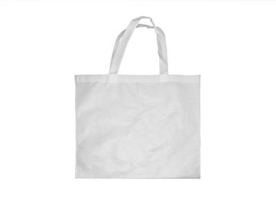 China White Heat Transfer Printing Nonwoven Tote Sustainable Shopping Bags for sale