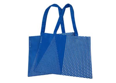 China Blue 80Gsm DIY Non Woven Shopping Tote Reusable Shopping Bags for sale