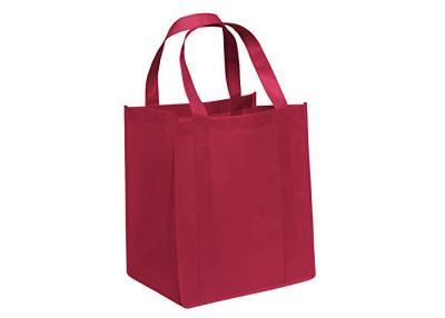 China FDA Red Large Non Woven Tote Bag Non Woven Polypropylene Shopping Bags for sale