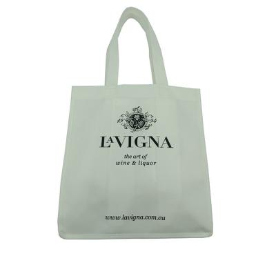 China 6 Bottle Canvas Wine Tote Non Woven Tote Bags White Or Customize for sale
