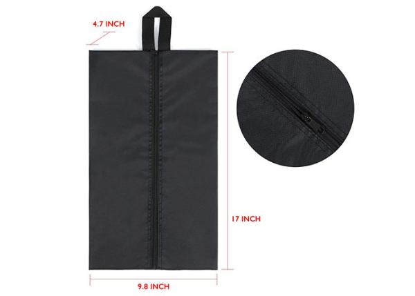 Quality 420D Polyester Mothproof Suit Protector Garment Bag With Mental Eyehole for sale