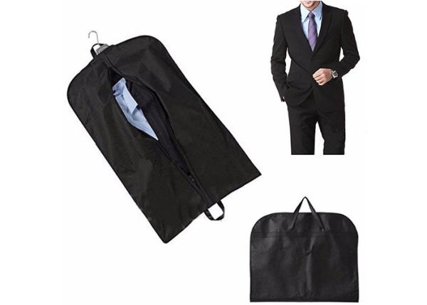 Quality Laminated RPET Suit Garment Bag Waterproof Mens Suit Bag Foldable for sale