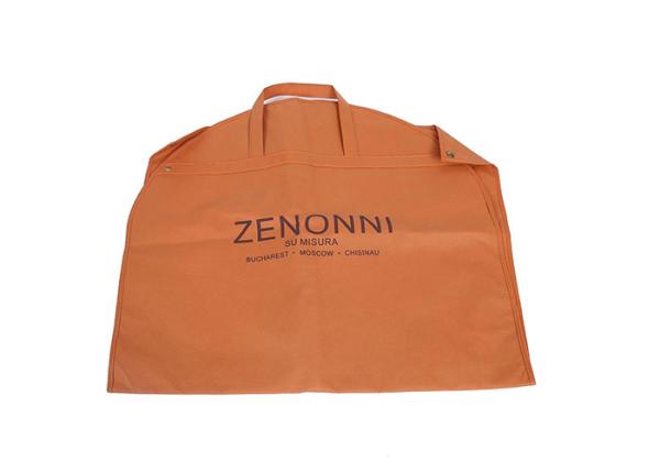 Quality Nonwoven Zippered Suit Garment Bag Suit Protector coverWith Handle for sale