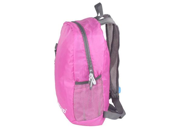 Quality Customized Pink Rucksack Lightweight Fold Up Backpack Knapsack for sale