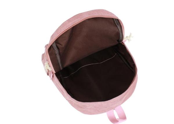 Quality Customized 100% Cotton Backpack Pink Beige Corduroy Back Pack for sale
