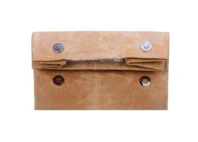 China Insulated Waterproof Waxed Canvas Cooler Tote Bag Brown 6 Hour Heat Retention for sale