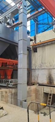 China Bulk Material Vertical Plate Z Type Bucket Elevator Multi Point Unloading for sale