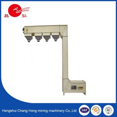 China Vertical lifting Chain Bucket Elevator Bulk Material Steel Belt Bucket Elevator for sale