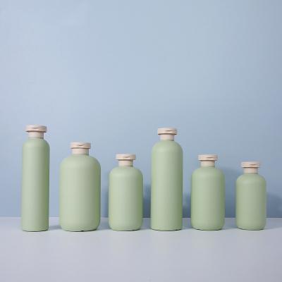 China HDPE Matte Green Empty do reenchimento da garrafa de 500ml Flip Top Hand Sanitizer Dispenser à venda