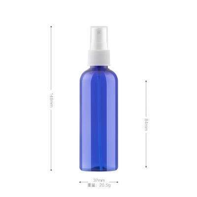 China 100ml Face Toner Fine Mist Spray Bottles Empty PET Refillable Travel Package Bottle for sale