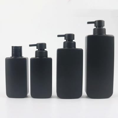 China Eco Friendly Plastic Shampoo Pump Bottles 200ml 300ml 500ml Cosmetic Containers for sale