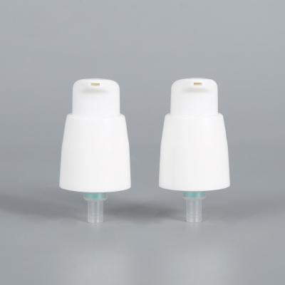 China 20mm 20 / 410 Plastic PP Treatment Cream Pump Customized White Foundation Dispenser for sale