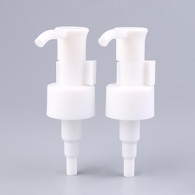 中国 White Clip Lock Lotion Dispenser Pump 24 / 410 Plastic Shampoo Screw Remover For Bottles 販売のため