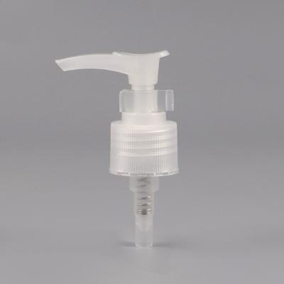 China 24/410 24mm Plastic Lotion Dispenser Pump Transparent Shampoo Shower Gel Pump for sale
