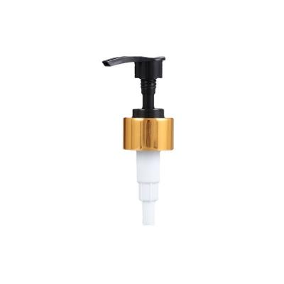 China 24/410 28/410 Lotion Dispenser Pump Aluminum Plastic Shampoo Screw Pump for sale