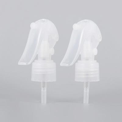 China 24 mm 24/410 Trigger Sprayer Pump Transparent Kunststoff Mini Trigger Spray zu verkaufen