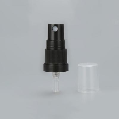China 18mm Plastic Mist Sprayer 18/415 Black Perfume Pump Non Spill For Bottle for sale