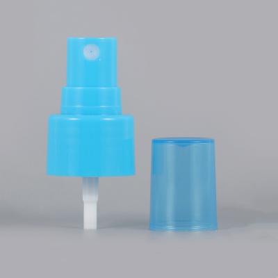 China 24/410 Plastic Fine Mist Sprayer 24mm Blue Alcohol Spray Perfume Pump For Bottle for sale