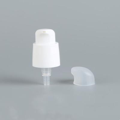 China 20mm 20/410 Treatment Cream Pump Plastic White Powder Pump For Bottle for sale