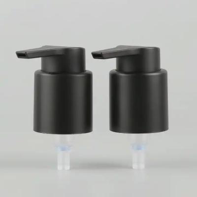 China 20mm Treatment Cream Pump 20/410 Black Plastic Long Nozzle External Powder Pump for sale