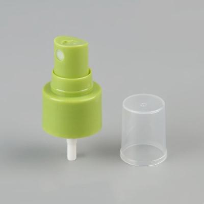 China 24/410 24mm Plastic Fine Mist Sprayer Green Perfume Pump For Bottle for sale