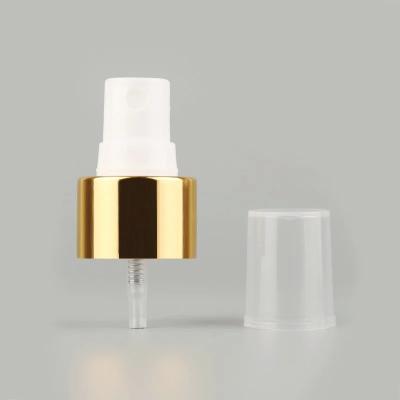 China SGS 24mm 24/410 Aluminum Fine Mist Sprayer Gold Perfume Pump For Bottle for sale