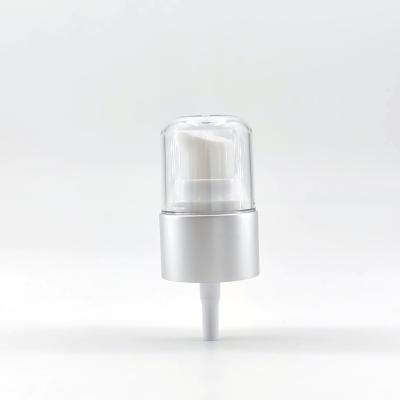 China 24mm 24/410 Makeup Foundation Pump Cream Lotion Pump Sliver Aluminium Collar for sale