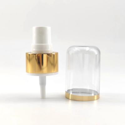 Chine 24 mm 24/410 Collier en aluminium doré Spray de parfum Atomisateur Bouteille de parfum Buse à vendre
