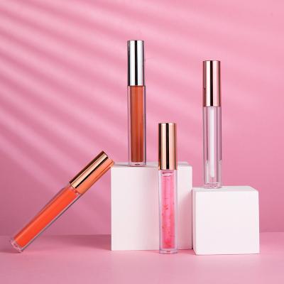 China 4ml Clear Plastic Lip Gloss Lip Balm Cosmetic Packaging DIY Subpackage Tube for sale
