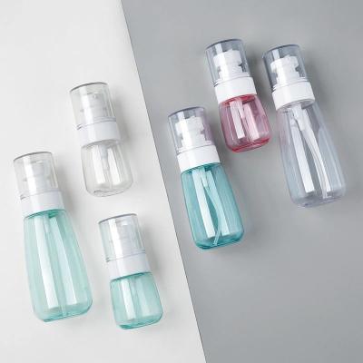 China Continuous Mist Spray Bottle Water Mister Travel Bottle With Pump Face Spray 30ml 100ml PETG for sale
