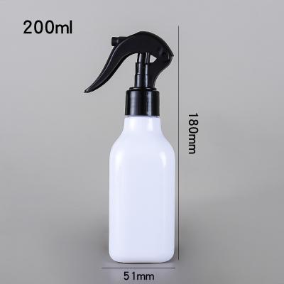 China White Amber Pet Plastic Trigger Spray Bottle 200ml 7 Oz 6 Oz Mini For Salon House Clean for sale