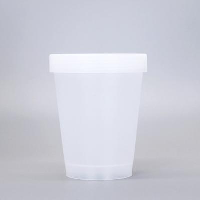 Cina 8,4 barattoli cosmetici del vaso di fronte di Oz 250ml dei contenitori vuoti della crema per la plastica della crema per il corpo in vendita