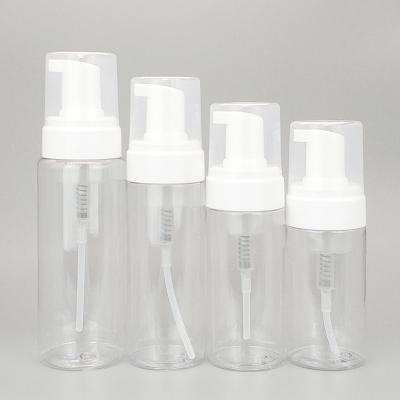 China Grundlagen-luftlose PlastikPumpflasche 3.38oz 100ml 120ml 150ml 200ml transparent zu verkaufen