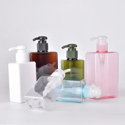 China Empty Plastic Hand Soap Pump Bottles 280ml 9.4oz Petg Dispensers Bath Manual Press Cyclic for sale